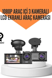 TA-01 LCD Ekranlı Gece Görüşlü Araç Kamerası