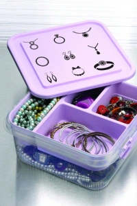 Takı Dikiş Kutusu Saklama Kabı Hobi Kutusu