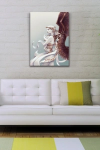 Tanrıça Heykel Görseli Kanvas Tablo 50 x 70