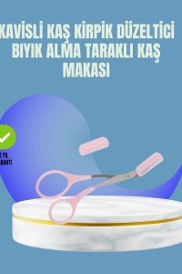 Tarak ve Fırça Başlıklı Kaş Şekillendirme Makası