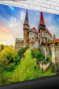 Tarihi Şato Kanvas Tablo 50 x 70