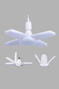 Tasarruflu Pervane LED Ampül 4 Kollu 60 Watt Geniş Alan Aydınlatma