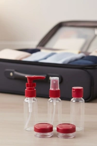 Taşınabilir 5 Parça Seyahat Kozmetik Dolum Seti 30 ml
