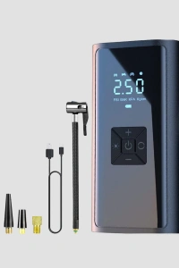 Taşınabilir 80W Kablosuz Lastik Şişirme Pompası Dijital Ekranlı