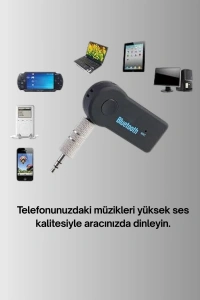 Taşınabilir Bluetooth AUX Araç Müzik ve Konuşma Kiti