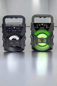 Taşınabilir Bluetooth Hoparlör Led Işıklı Uzun Pil Ömrü