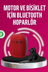 Taşınabilir Bluetooth Hoparlör Suya Dayanıklı Kumaş Kaplama