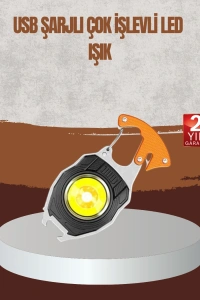 Taşınabilir Çok Amaçlı LED Işıklı Anahtarlık