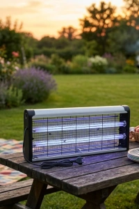Taşınabilir Elektrikli Sinek Öldürücü 10W Askılı UV Haşere Lambası
