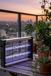 Taşınabilir Elektrikli Sinek Öldürücü Askılı UV Haşere Lambası