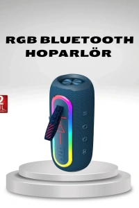 Taşınabilir Mini Bluetooth Hoparlör Güçlü Ses ve Şık Kırmızı Tasarım
