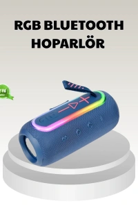 Taşınabilir Mini Bluetooth Hoparlör Güçlü Ses ve Şık Kırmızı Tasarım