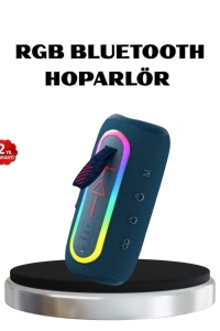 Taşınabilir Mini Bluetooth Hoparlör Güçlü Ses ve Şık Kırmızı Tasarım