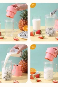 Taşınabilir Pipetli Bardak Blender