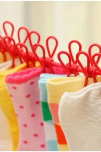 Taşınabilir Pratik Mandallı Çamaşır İpi