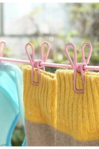 Taşınabilir Pratik Mandallı Çamaşır İpi