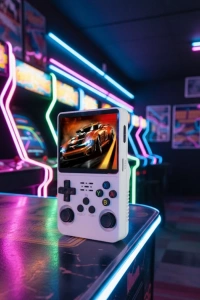 Taşınabilir Retro Oyun Konsolu Geniş Ekran ve Çoklu Emülatör Desteği