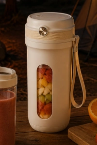 Taşınabilir Şarjlı Blender Smoothie ve Buz Kırıcı Özellikli 350 ML