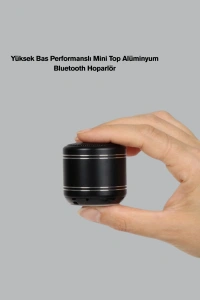 Taşınabilir Silindir Tasarım Bluetooth 5.0 Hoparlör Yüksek Bas Performanslı