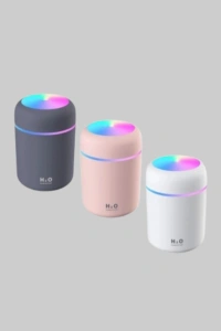 Taşınabilir USB Mini Nemlendirici – LED Aydınlatmalı, Çift Püskürtme Modu