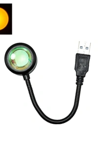 Taşınabilir USB Sunset Gün Batımı Ambiyans Işığı Lamba