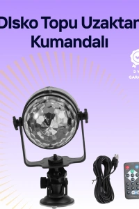 Taşınabilir ve Dayanıklı Plastik Kristal LED Disko Işığı