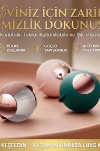Taşınabilir Yıkanabilir Giysiler Yapışkan Saç Topu