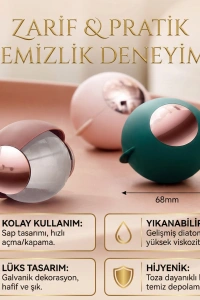 Taşınabilir Yıkanabilir Giysiler Yapışkan Saç Topu