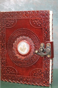 Taşlı Deri Defter Model 11