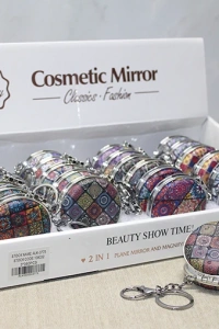 Taşlı El Aynası Anahtarlık Model 10