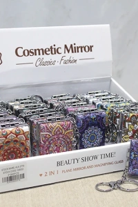 Taşlı El Aynası Anahtarlık Model 5