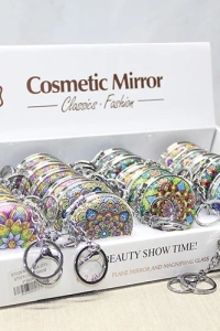 Taşlı El Aynası Anahtarlık Model 6