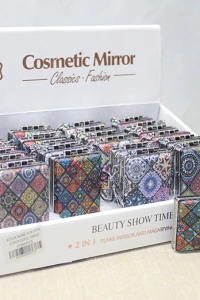 Taşlı El Aynası Anahtarlık Model 9