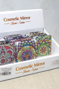 Taşlı El Aynası Dikdörtgen İnce Model 1