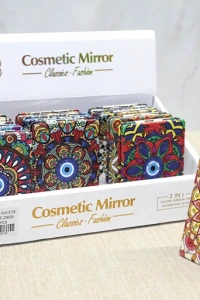 Taşlı El Aynası Dikdörtgen İnce Model 2