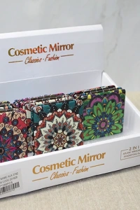 Taşlı El Aynası Dikdörtgen İnce Model 4