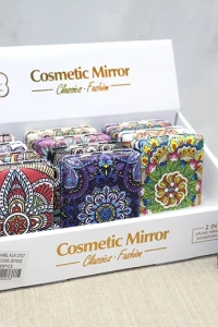 Taşlı El Aynası Dikdörtgen Kalın Model 1