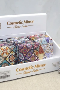 Taşlı El Aynası Dikdörtgen Kalın Model 6