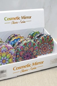 Taşlı El Aynası Oval İnce Model 3