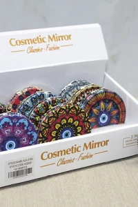 Taşlı El Aynası Yuvarlak İnce Model 5