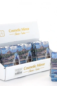 Taşlı İstanbul Tasarımı El Aynası İnce Model 10