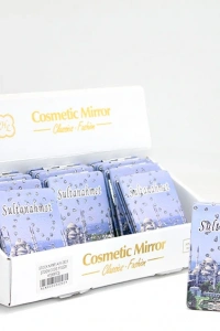 Taşlı İstanbul Tasarımı El Aynası İnce Model 14