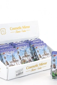 Taşlı İstanbul Tasarımı El Aynası İnce Model 6