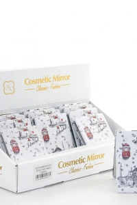 Taşlı İstanbul Tasarımı El Aynası İnce Model 8