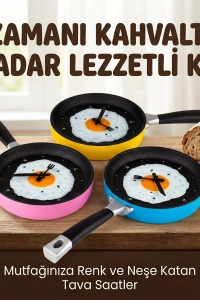 Tava Konseptli Duvar Saati