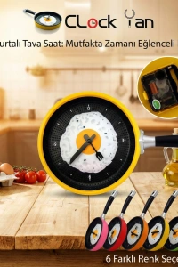 Tava Konseptli Duvar Saati