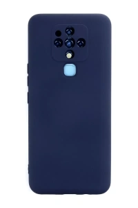 Tecno Camon 16 Kılıf Nano içi Kadife Silikon - Lacivert