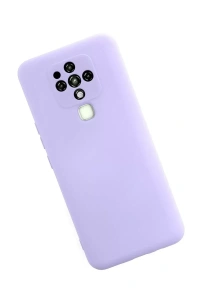 Tecno Camon 16 Kılıf Nano içi Kadife Silikon - Lila