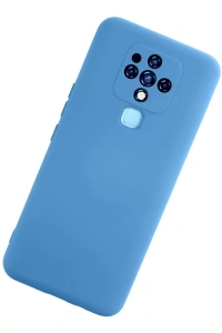 Tecno Camon 16 Kılıf Nano içi Kadife Silikon - Mavi