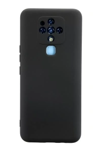 Tecno Camon 16 Kılıf Nano içi Kadife Silikon - Siyah
